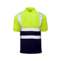 Reflective Safety Work Hi Vis Safety T-Shirts High Visibility Clothing Safety Security Work Bird Eye Short Sleeve